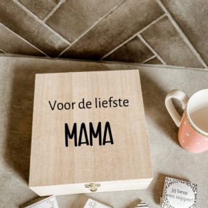 Moederdag -Thee doos met gratis printable theezakjes